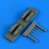 Bf 109G-6/R6 cannon pods (Tamiya) 1:72