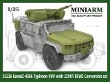KAMAZ-4386 Typhoon-VDV with 32V01 RCWS Conversion set 1:35 KAMAZ-4386 Typhoon-VDV with 32V01 RCWS Conversion set 1:35