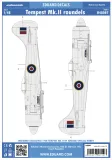 Tempest Mk. II roundels 1:48