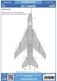 Su-7 stencils 1:48