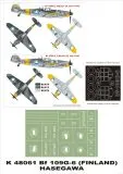 Bf 109G6 (FINLAND) Super mask for Hasegawa 1:48 Bf 109G6 (FINLAND) Super mask for Hasegawa 1:48