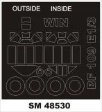 Bf 109E-1/3 mask for Wingsy Kits 1:48 Bf 109E-1/3 mask for Wingsy Kits 1:48