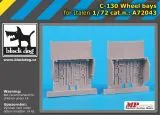 C-130 wheel bays 1:72 C-130 wheel bays 1:72