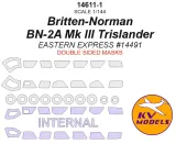 BN-2A Mk III Trislander mask (double sided) for E.E. 1:144