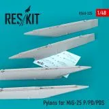 MiG-25 P/PD/PDS Pylons 1:48