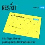 F-5F Tiger II mask for Dream Model 1:72