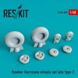 Hawker Hurricane wheels set late type 2 1:48