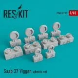 Saab 37 Viggen wheels set 1:48