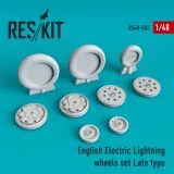English Electric Lightning Wheels set Late type 1:48