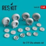 He 219 Uhu wheels set 1:48