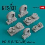 MiG-21 (F/F13/U/US) wheels set 1:48