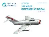 MiG-15 interior for Eduard 1:72 MiG-15 interior for Eduard 1:72