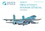 Su-33 interior for Minibase 1:48