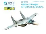 Su-27 interior for G.W.H. 1:48