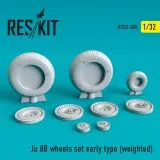 Ju 88 wheels set early type (weighted) 1:32