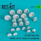 Kfz.305 Opel blitz wheels set for Tamiya (weighted) 1:35