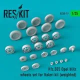 Kfz.305 Opel blitz wheels set for Italeri (weighted) 1:35