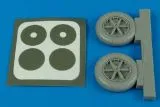Bf 109E wheels & paint masks 1:32