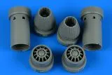 F/A-18E/F Super Hornet exhaust nozzles - closed 1:48 F/A-18E/F Super Hornet exhaust nozzles - closed 1:48