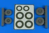 A-26B/C (B-26B/C) Invader wheels early - diamond pattern 1:48