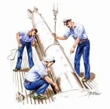 USS Gato class crew (armament crew in port) 1:72