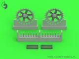 Polish light tank 7TP - drive wheels & engine grills 1:35