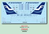 Boeing 757-200 - Finnair 1:144 Boeing 757-200 - Finnair 1:144