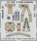 F-104S seatbelts STEEL 1:48