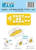 A.W. Meteor NF Mk.11/12/13 mask 1:72