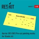 Harrier GR1/GR3 mask for Kinetic 1:48 Harrier GR1/GR3 mask for Kinetic 1:48