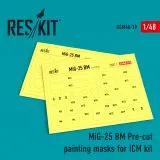 MiG-25BM mask for ICM 1:48