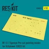 RF-5 E Tigereye mask for Kitty Hawk 1:32 RF-5 E Tigereye mask for Kitty Hawk 1:32