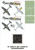 Bf 109G-6 super mask for Hasegawa 1:48 Bf 109G-6 super mask for Hasegawa 1:48