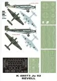 Ju 52/3m super mask for Revell 1:48