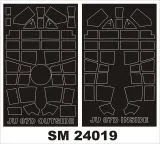 Ju 87D/G mask for Trumpeter 1:24 Ju 87D/G mask for Trumpeter 1:24