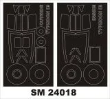 Typhoon Car Door mask for Airfix 1:24
