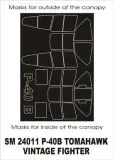 P-40B mask for Vintage 1:24 P-40B mask for Vintage 1:24