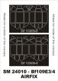 Bf 109E3/4 mask for Airfix 1:24