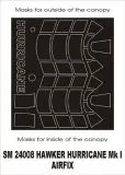 Hurricane Mk I mask for Airfix 1:24