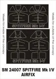 Spitfire Mk I/V mask for Airfix 1:24