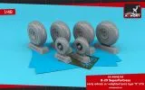 B-29 early wheels type B (FS) 1:48 B-29 early wheels type B (FS) 1:48