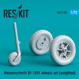 Bf 109E wheels 1:72
