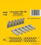Lancaster Mk.I/III Exhausts 1:48