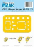Gloster Meteor Mk.8/9 mask for Special Hobby 1:72