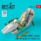 Mirage 2000C cockpit for Kinetic 1:48