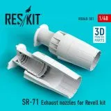 SR-71 exhasut nozzles for Revell 1:48 SR-71 exhasut nozzles for Revell 1:48