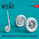 Bf 109E wheels set 1:48