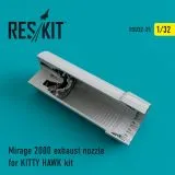 Mirage 2000 exhaust nozzles for Kitty Hawk 1:32 Mirage 2000 exhaust nozzles for Kitty Hawk 1:32