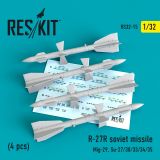 R-27R soviet missiles 1:32