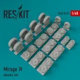 Mirage IV wheels set 1:48